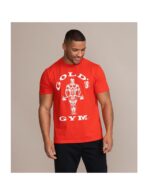 GOLD S GYM MUSCLE JOE CREW NECK TEE RED