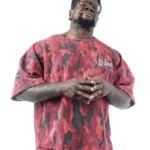 MAGLIA RAG TOP CAMO BOSTON BORDEAUX (2999-409)