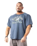 MAGLIA LEGAL POWER RAGLAN SPIKES NEON OLD BLUE (2255.3-405)