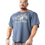 MAGLIA LEGAL POWER RAGLAN SPIKES NEON OLD BLUE (2255.3-405)