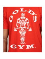 GOLD S GYM MUSCLE JOE CREW NECK TEE RED - immagine 4