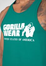 GORILLA CLASSIC TANK TOP TEAL GREEN