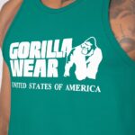 GORILLA CLASSIC TANK TOP TEAL GREEN